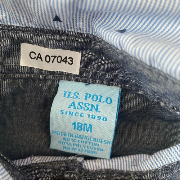 Baby 12-18 month Gap and US Polo cotton rompers - Picture 3 of 9